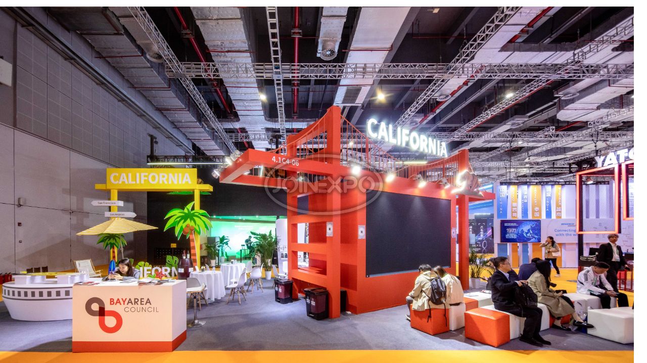 上海進博會展臺搭建 | 美國加州館連續(xù)六年參展進博會